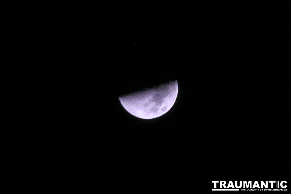 Lacking an idea for my last picture of the year, I decided to look to the sky.  The moon provided some final inspiration for  2011.