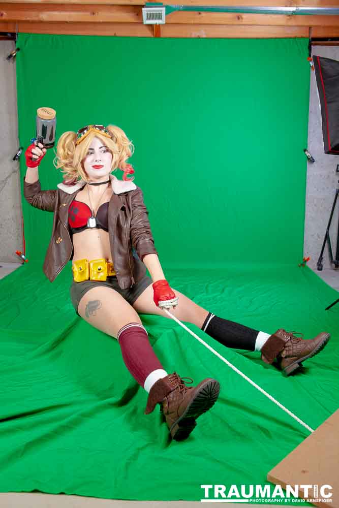 Kelsey wanted to recreate Harley Quinn, so we did.