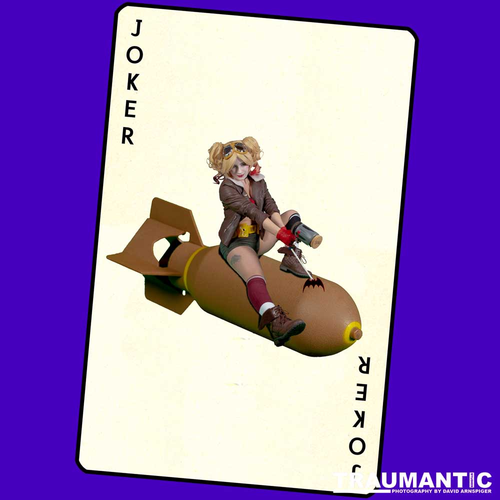 Kelsey wanted to recreate Harley Quinn, so we did.