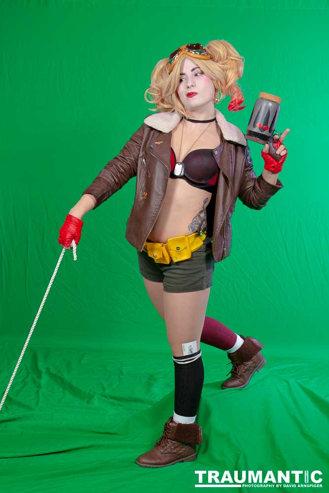 Kelsey wanted to recreate Harley Quinn, so we did.