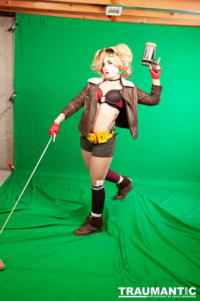 Kelsey wanted to recreate Harley Quinn, so we did.