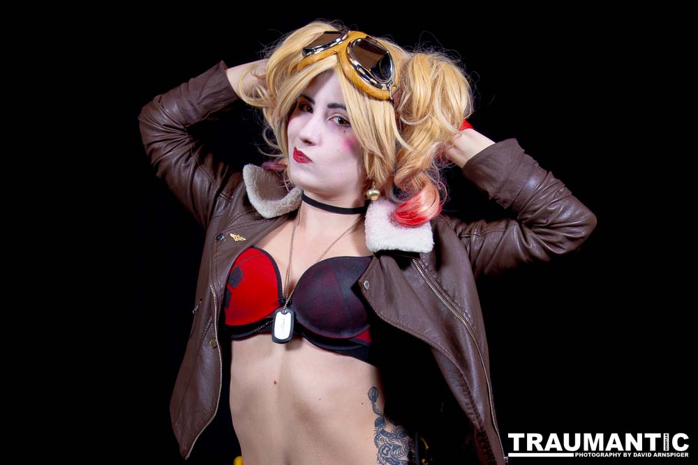 Kelsey wanted to recreate Harley Quinn, so we did.