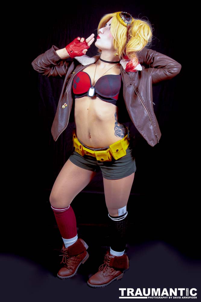 Kelsey wanted to recreate Harley Quinn, so we did.