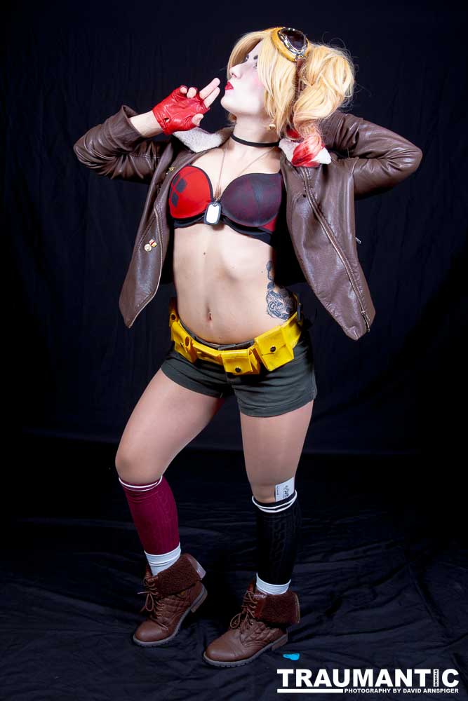 Kelsey wanted to recreate Harley Quinn, so we did.