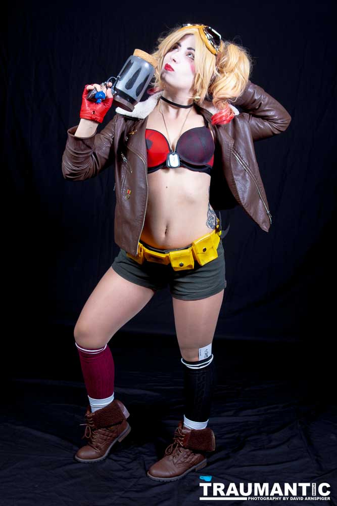 Kelsey wanted to recreate Harley Quinn, so we did.