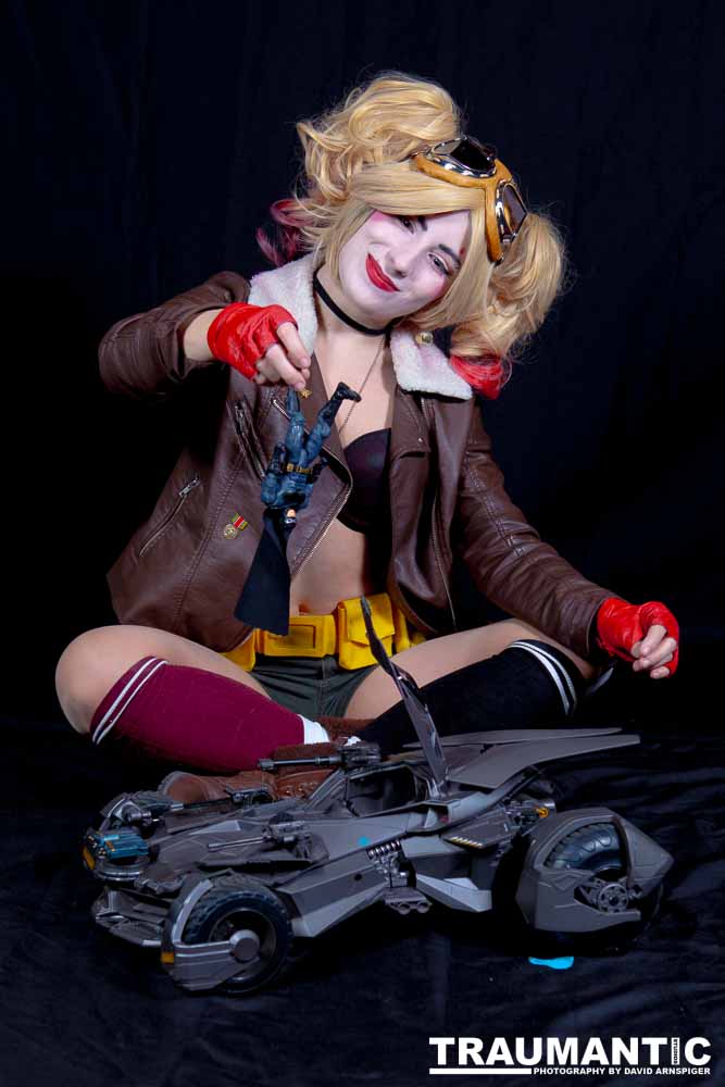 Kelsey wanted to recreate Harley Quinn, so we did.