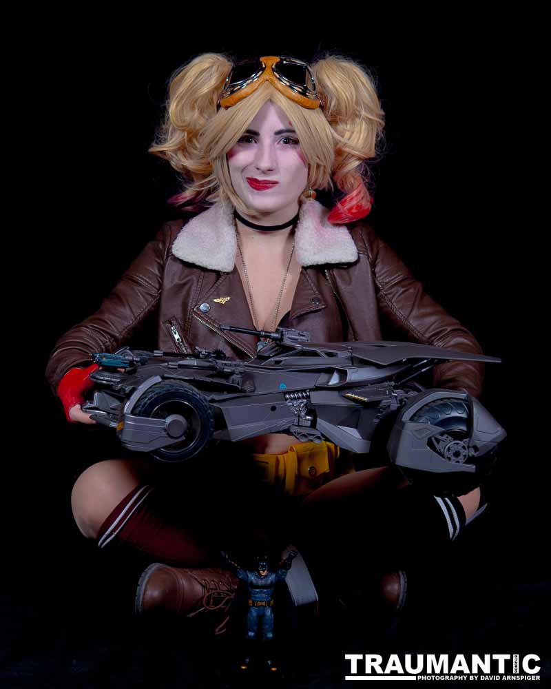 Kelsey wanted to recreate Harley Quinn, so we did.