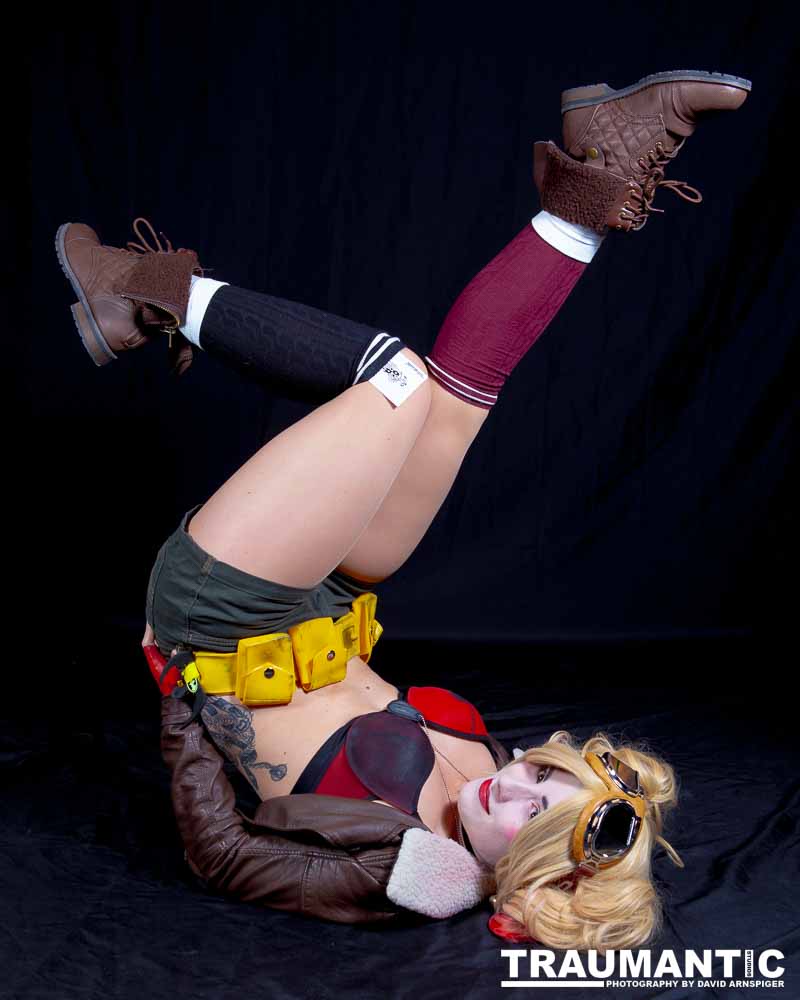 Kelsey wanted to recreate Harley Quinn, so we did.