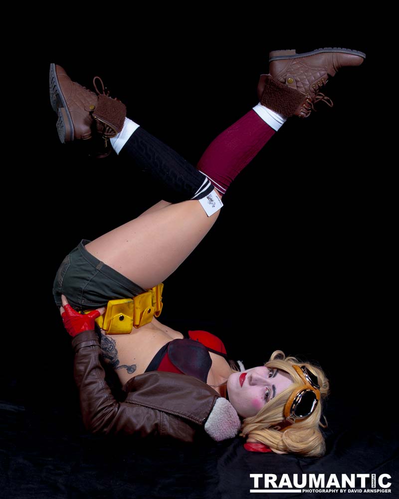 Kelsey wanted to recreate Harley Quinn, so we did.