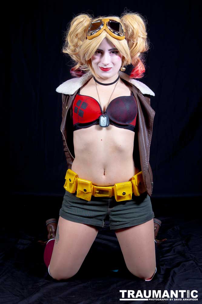 Kelsey wanted to recreate Harley Quinn, so we did.