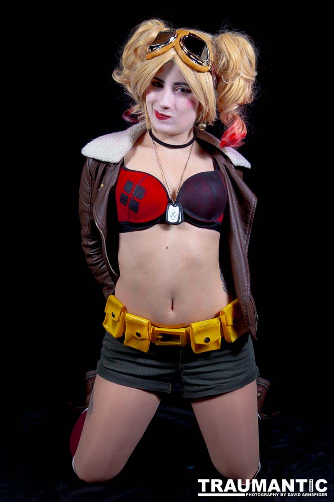 Kelsey wanted to recreate Harley Quinn, so we did.