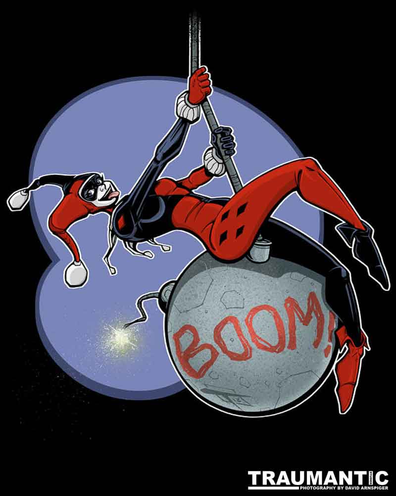 Kelsey wanted to recreate Harley Quinn, so we did.