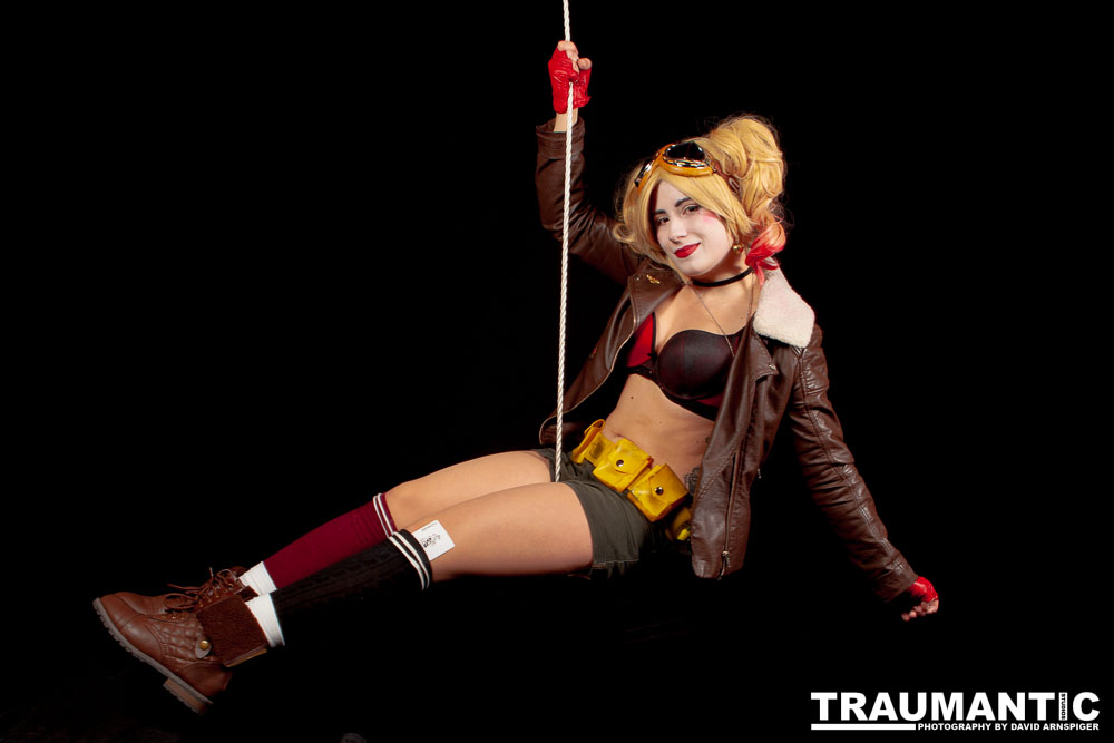 Kelsey wanted to recreate Harley Quinn, so we did.