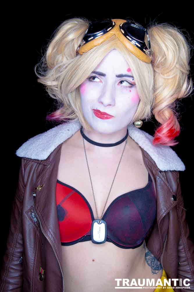 Kelsey wanted to recreate Harley Quinn, so we did.