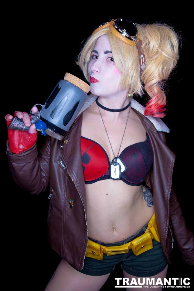 Kelsey wanted to recreate Harley Quinn, so we did.