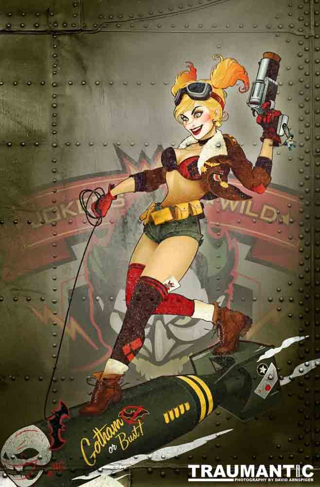 Kelsey wanted to recreate Harley Quinn, so we did.