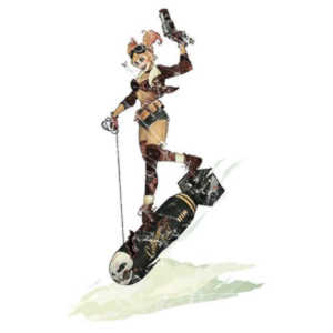 Kelsey wanted to recreate Harley Quinn, so we did.