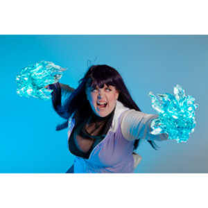 Alexis came over with 4 costumes.  We only managed to get three done, but we had a blast doing it.