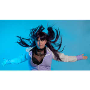 Alexis came over with 4 costumes.  We only managed to get three done, but we had a blast doing it.