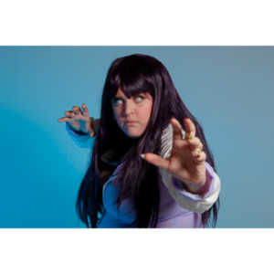 Alexis came over with 4 costumes.  We only managed to get three done, but we had a blast doing it.