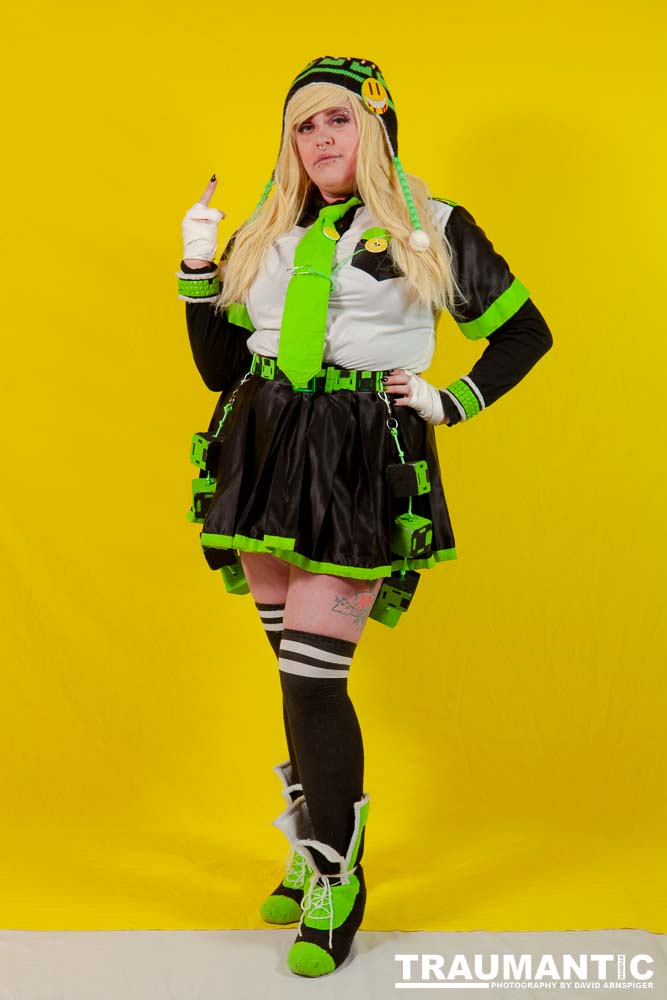 Alexis came over with 4 costumes.  We only managed to get three done, but we had a blast doing it.