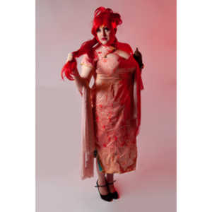 Alexis came over with 4 costumes.  We only managed to get three done, but we had a blast doing it.