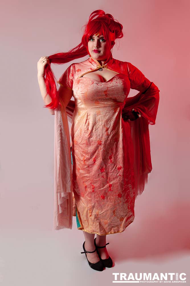 Alexis came over with 4 costumes.  We only managed to get three done, but we had a blast doing it.