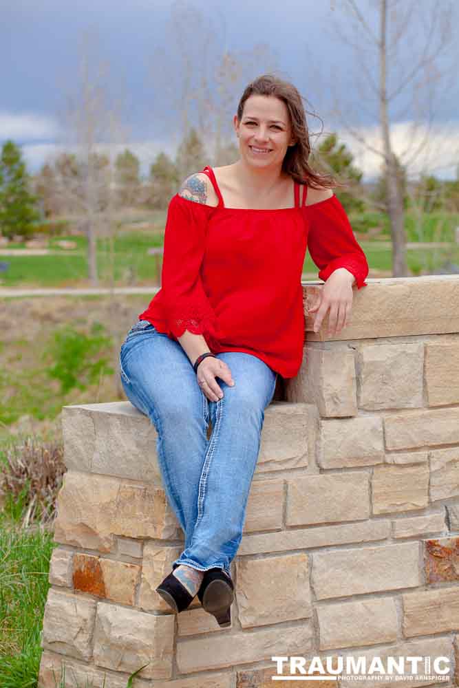 Some graduation photos for Jamie in a local park.
