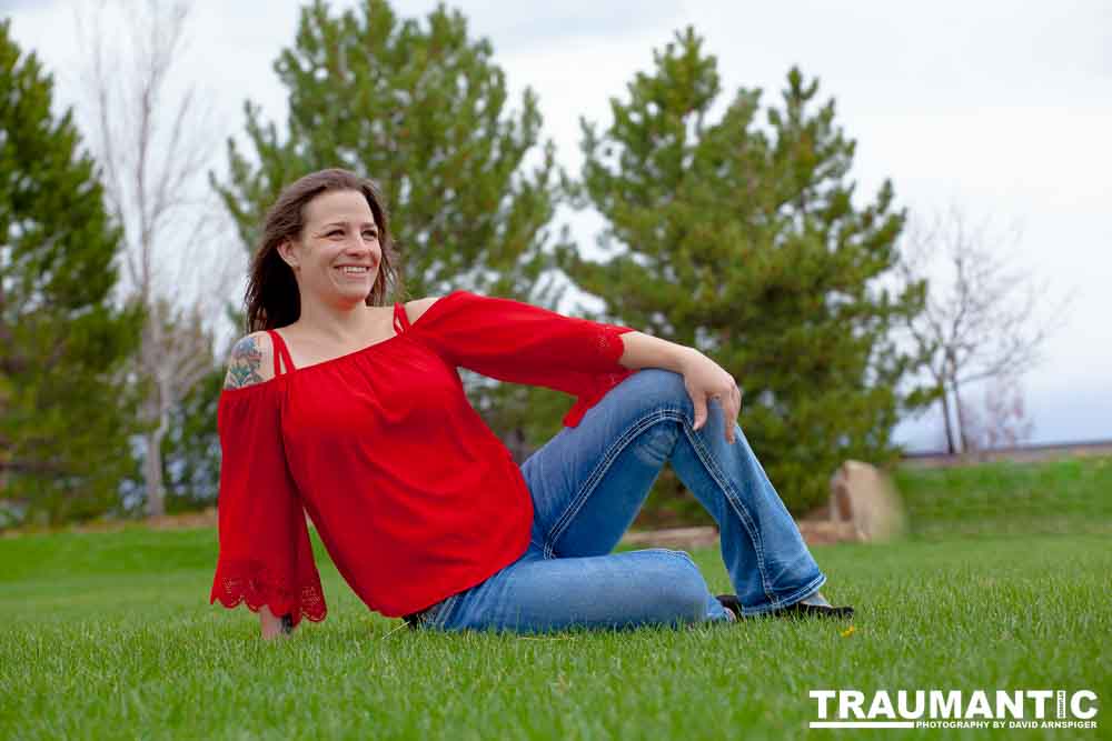 Some graduation photos for Jamie in a local park.