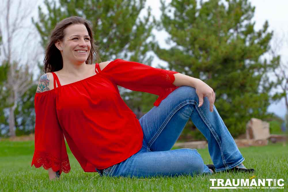 Some graduation photos for Jamie in a local park.