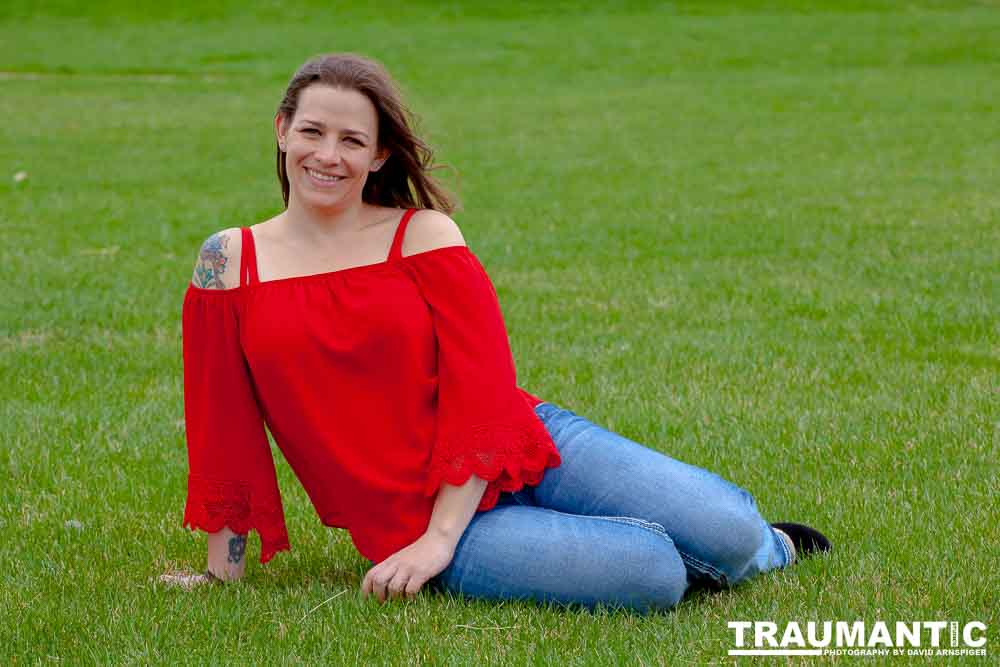 Some graduation photos for Jamie in a local park.