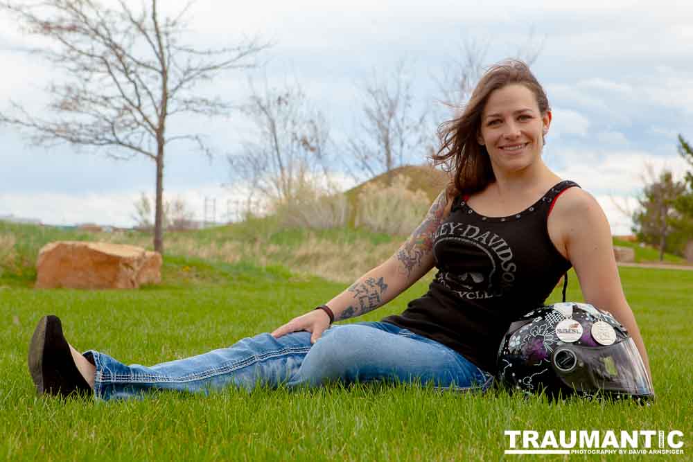 Some graduation photos for Jamie in a local park.