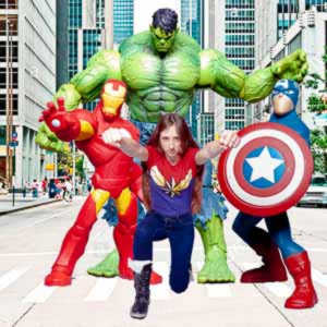 An attempt at merging real models with toys in one shot.  Meagan helped me to realize it.