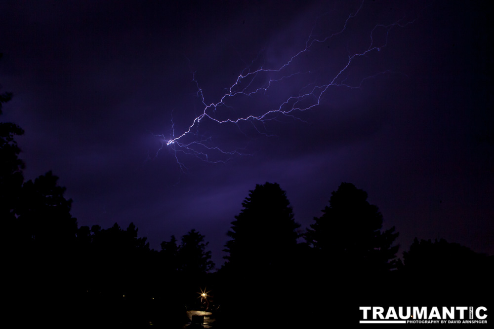 A Derecho rolled through our area.  I parked myself in a econd floor window of my home and captured these beauties.