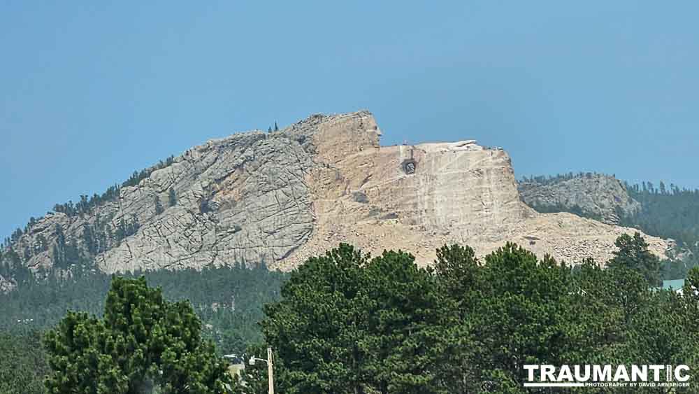 The incredible Crazy Horse monument.